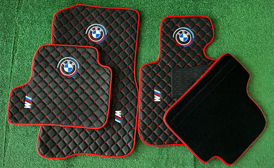 For All BMW M 50. Years Model BMW M Series Leather Floor Mat